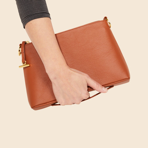 Bag 2.0 Clutch - Brandy